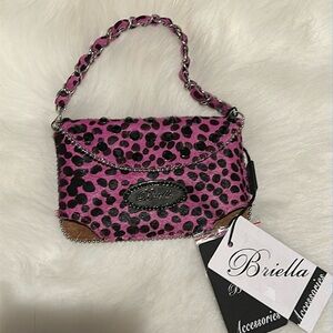 Brand new Briella accessories cheetah mini bag